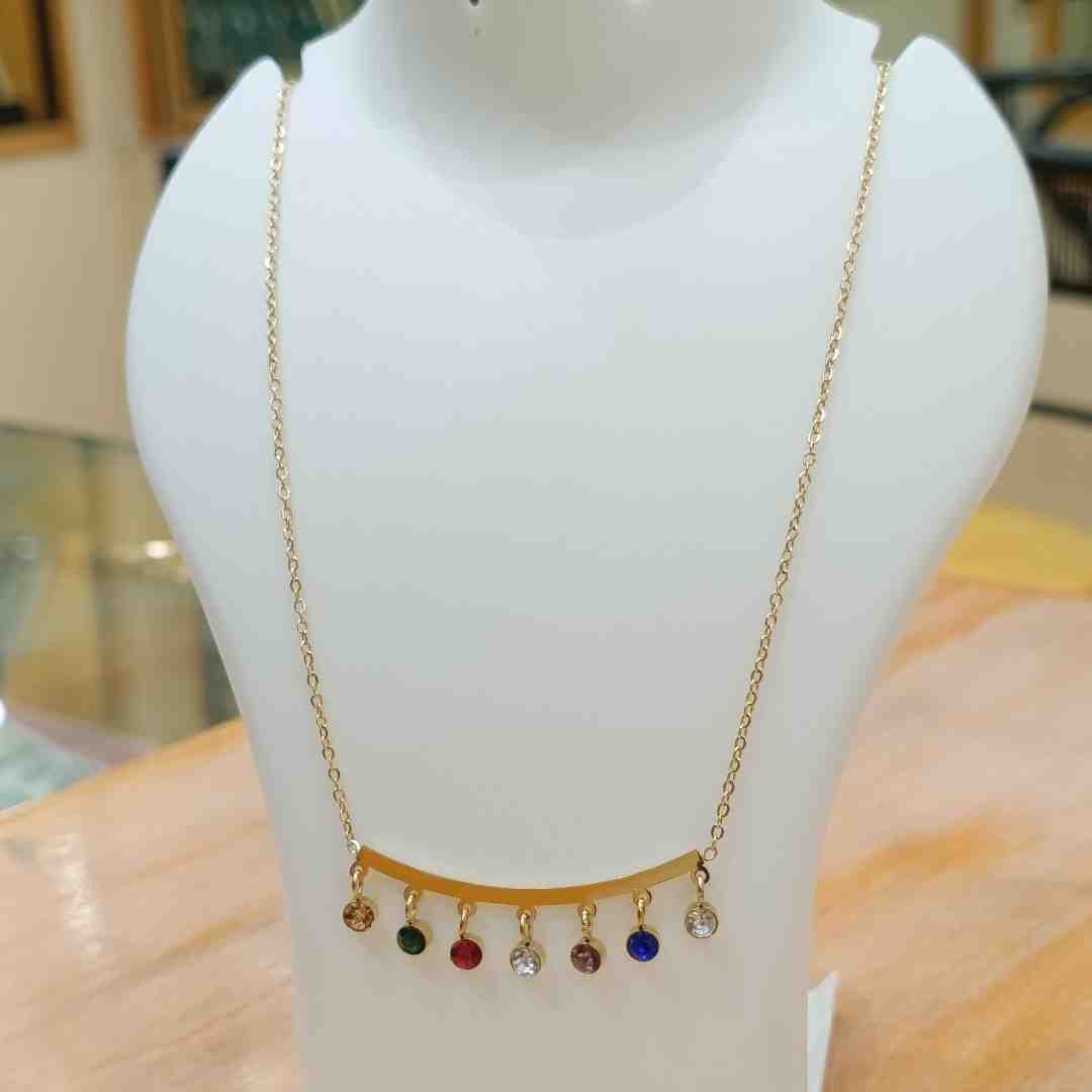 Kiya Fashion Premium Adjustable Necklace | Anti-Tarnish & Waterproof Chain | Imported Design | Best for Daily Wear