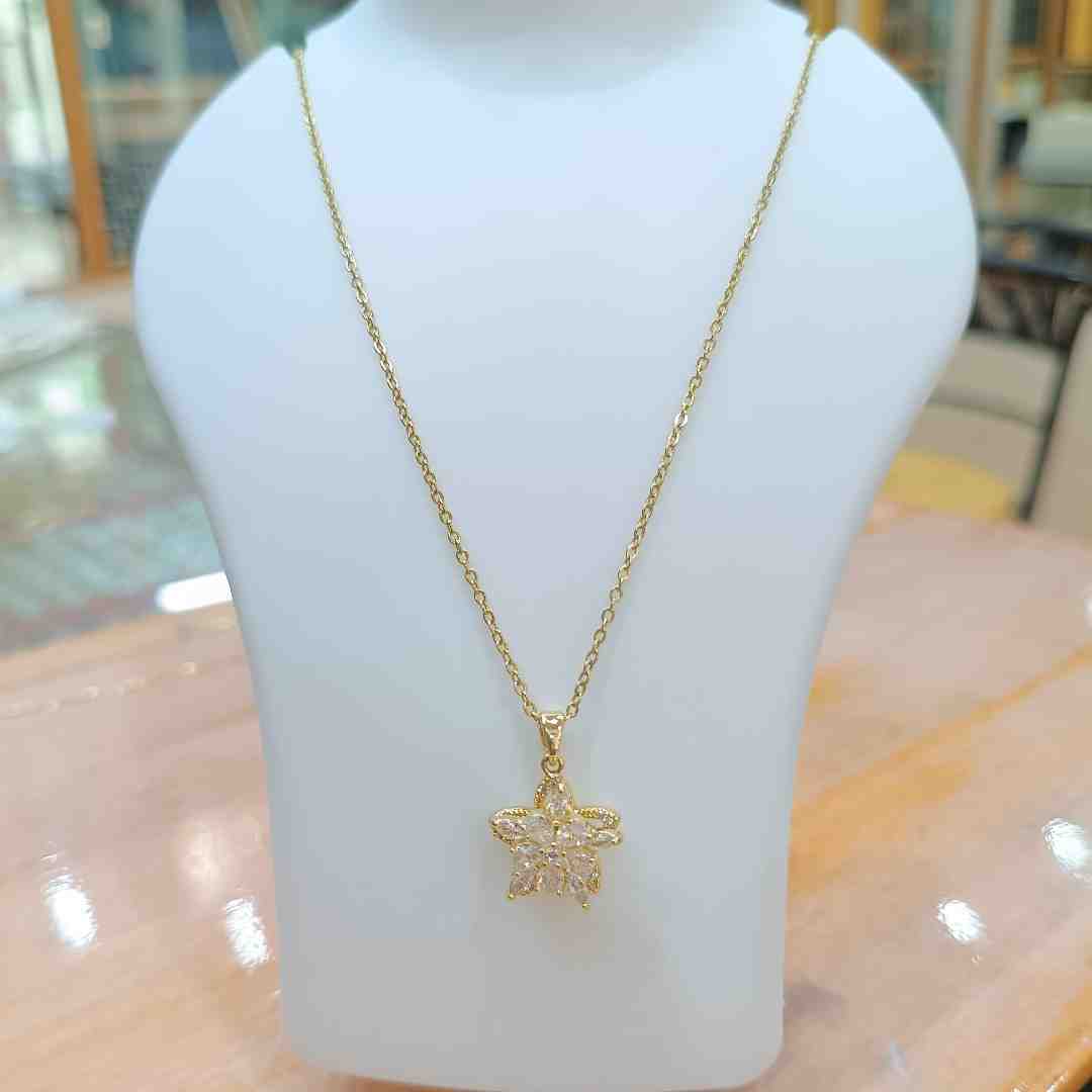 Kiya Fashion Rust-Free Adjustable Necklace | Waterproof Jewelry | Daily Wear Essential | 18+ Imported Chain